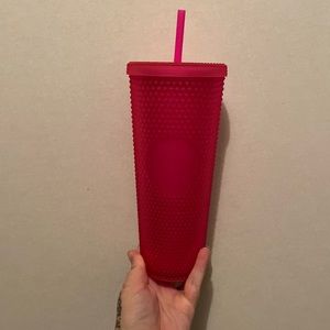 Starbucks Barbie Pink Diamond Studded Tumbler